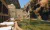 A piscina no Evason Ma'In Hot Springs Six Senses spa e resort, perto do Mar Morto, no deserto da Jordânia, é de um verde fresco convidativo, com águas termais ricas em minerais (www.sixsenses.com)
