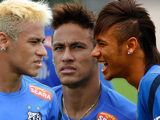 Resultado de imagem para cabelo do neymar 2015