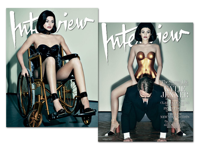 Kylie Jenner na capa da revista Interview  ||  Créditos: Reprodução