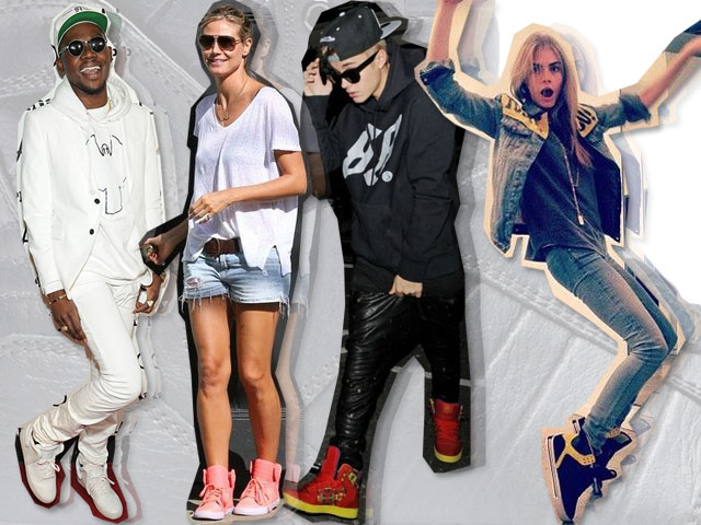 O rapper Theophilus London, Heidi Klum, Justin Bieber e Cara Delevigne são alguns dos fãs da Supra Footwear || Créditos: Reprodução Pinterest