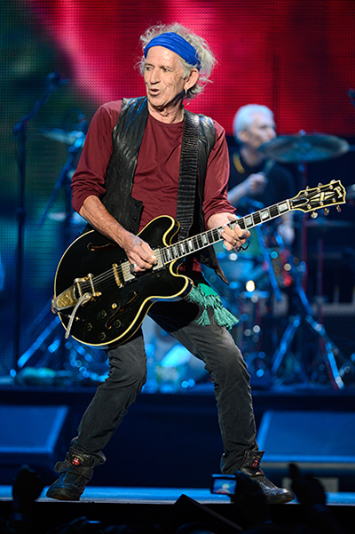 Keith Richards posa para marca chique