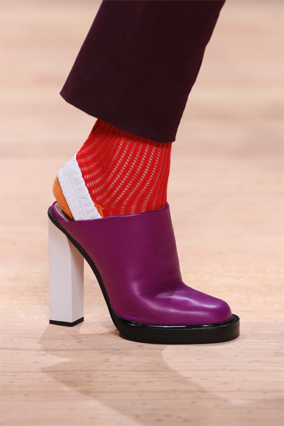 Sapato Carven apresentado na coleção outono inverno 2015