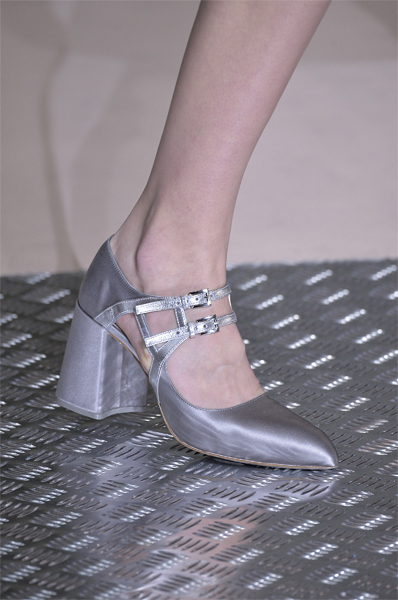 Sapato Prada apresentado na coleção outono inverno 2015