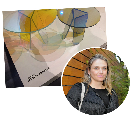 Márcia Brunello escolheu a mesa da design Patricia Urquiola para a Glas || Créditos: Bruna Guerra / Divulgação
