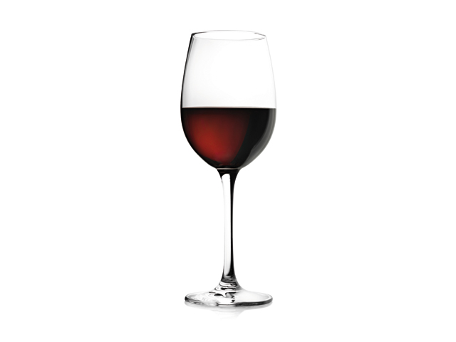 Red Wine in Wineglass