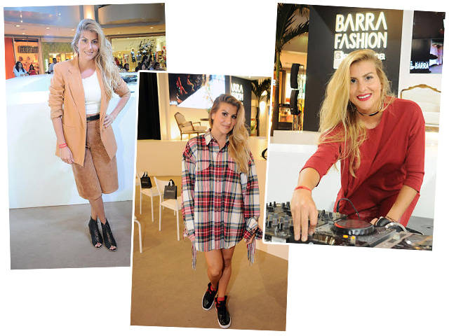 Os três diferentes looks escolhidos para Miss Cady durante o Barra Fashion Glamurama