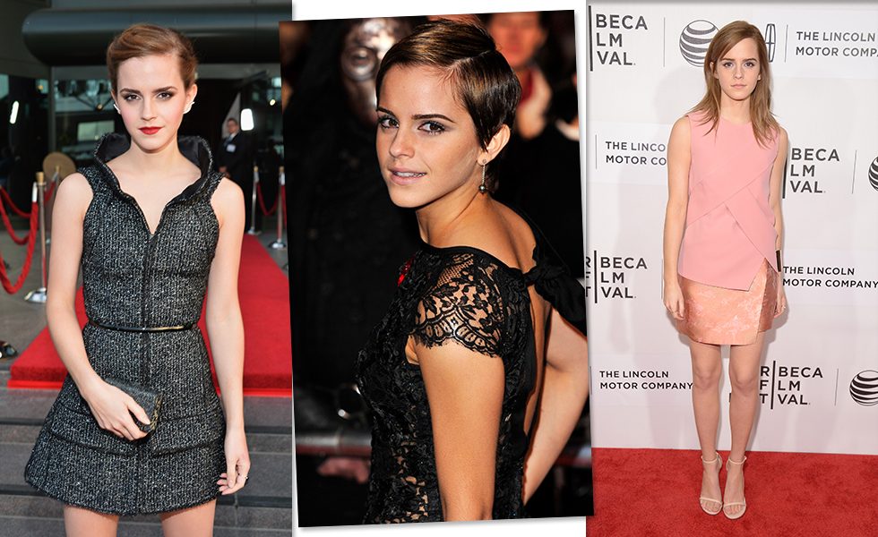 Emma Watson - 25 anos, 1,65m, atriz, nasceu em Paris, mas foi naturalizada britânica