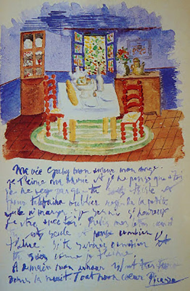 Enquanto estava com Eva, Picasso também tinha um caso Gaby Lespinasse, uma dançarina de cabaré de Montparnasse. Esse foi um dos mais curtos e secretos affairs de Picasso, de 1915 a 1916. Nem os amigos mais próximos do pintor sabiam da existência de Gaby, os únicos registros dos dois juntos são pinturas do quarto onde ficavam com mensagens de amor de Picasso a Gaby