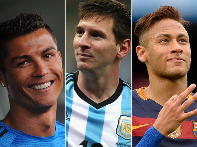 Cristiano Ronaldo, Messi e Neymar figuram an lista dos mais bem pagos do mundo