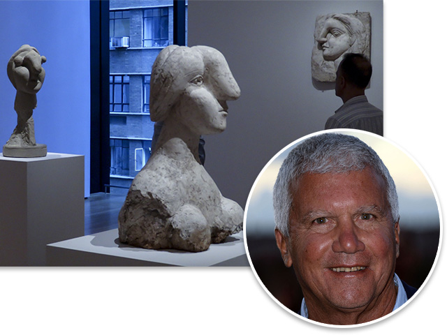 A obra "Bust de femme (Marie Thérèse)," de Pablo Picasso e Larry Gagosian: fim de disputa com a família real do Catar