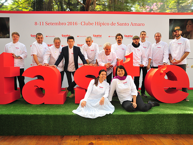 Chefs reunidos para o lançamento do Taste of São Paulo, que acontece em setembro no Clube Hípico Santo Amaro  ||  Crédito: Divulgação