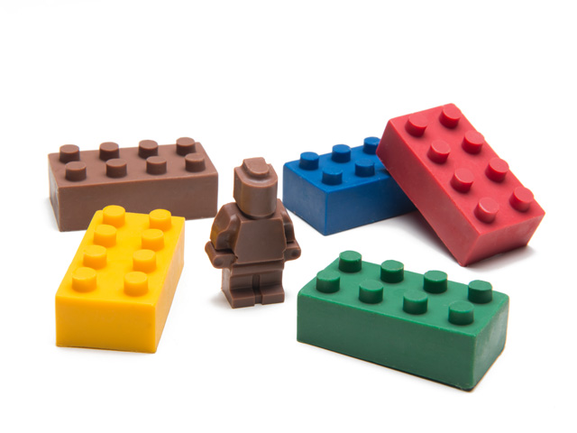 Legos de chocolate da Anusha. Hmm! Créditos: Divulgação