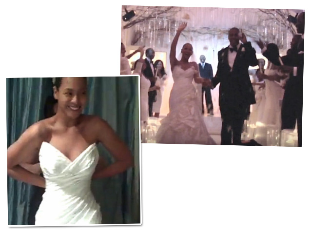 Beyoncé no seu casamento com Jay-Z em 2008  || Créditos: Reprodução Youtube
