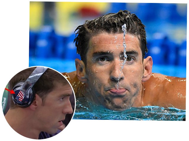 Michael Phelps: gambiarra!