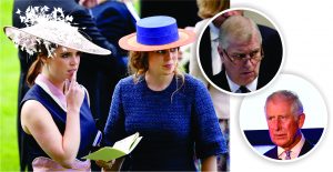 Beatrice e Eugenie e seus pais, os príncipes Andrew e Charles || Créditos: Getty Images