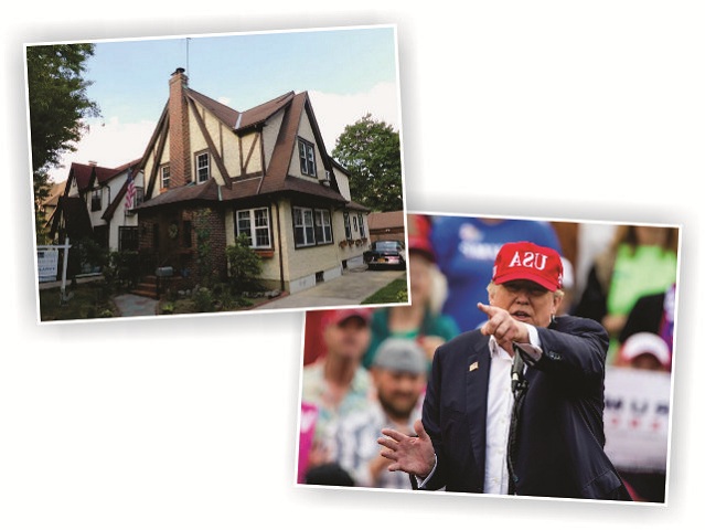 A primeira casa de Trump, no Queens, em NY