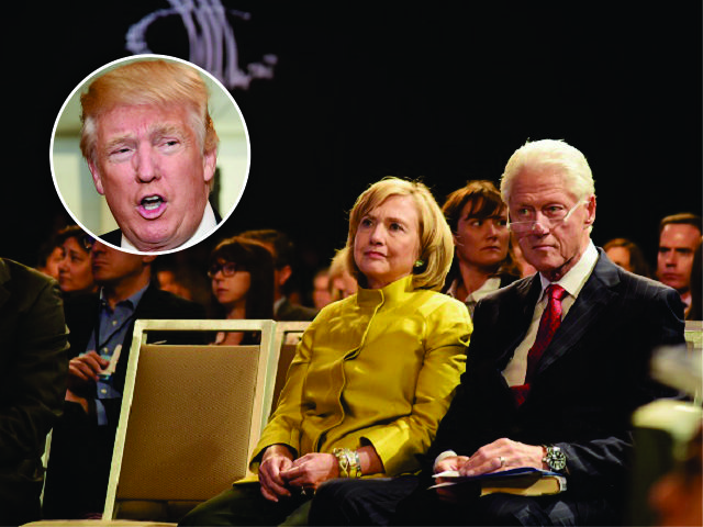Bill e Hillary: presença confirmada na posse de Trump || Créditos: Getty Images