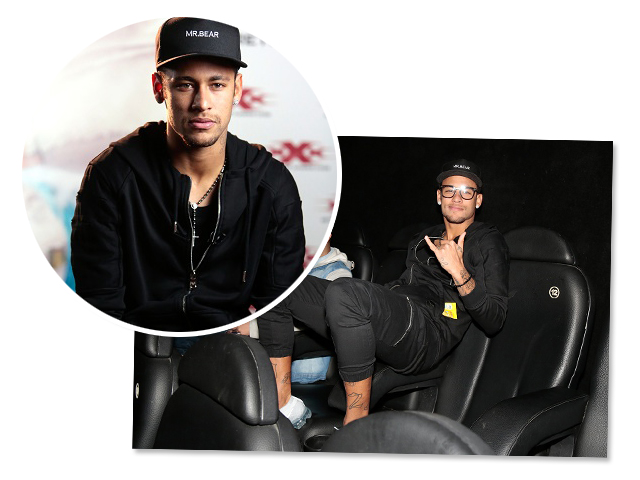 Neymar na sessão especial de "xXx: Reativado" || Créditos: Getty Images