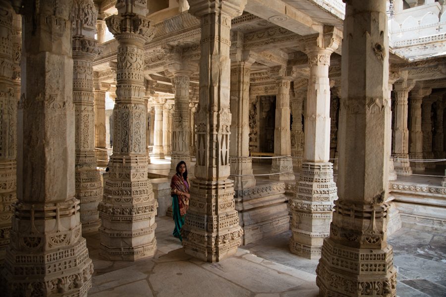 Templo Jainista perto de Udaipur