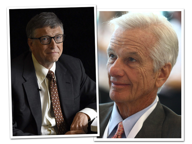 Gates, o mais rico do mundo, e Lemann, o mais rico do Brasil