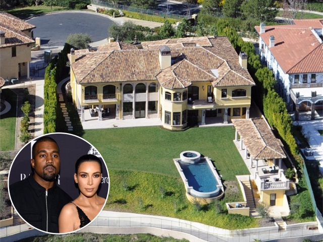A mansão de Kim e Kanye em Hidden Hills