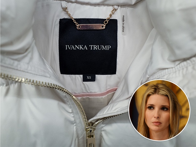 Ivanka Trump e um produto cuja etiqueta leva seu nome