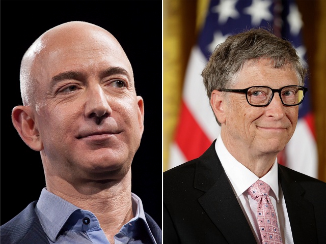 Jeff Bezos e Bill Gates
