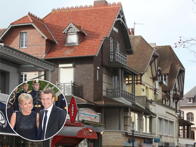 A casa de Emmanuel e Brigitte Macron em Le Touquet