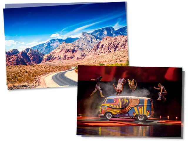 Red Rock Canyon é incrível. As montanhas vermelhas serviram como inspiração para eu e Rick criarmos a sobremesa do cardápio.”Programas imperdíveis em Las Vegas: espetáculo do Cirque du Soleil e visita ao Red Rock Canyon 