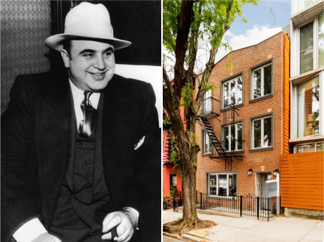 Al Capone e a townhouse onde ele morou no Brooklyn, em NY