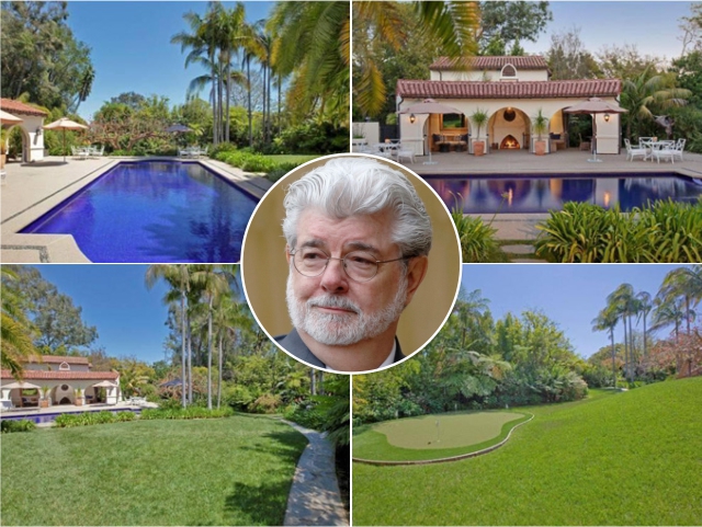 George Lucas e seu novo endereço em LA