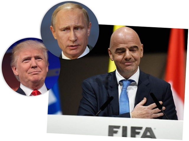 Trump, Putin e Infantino