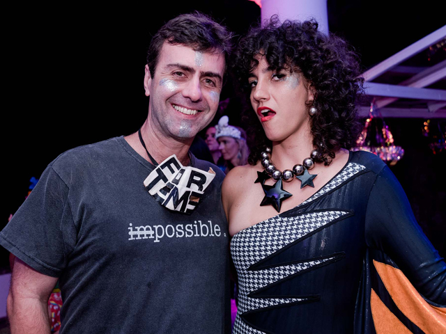 Antônia Pellegrino e Marcelo Freixo no Baile da Arara || Créditos: Reprodução