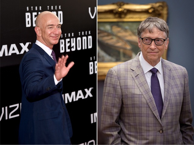 Jeff Bezos e Bill Gates