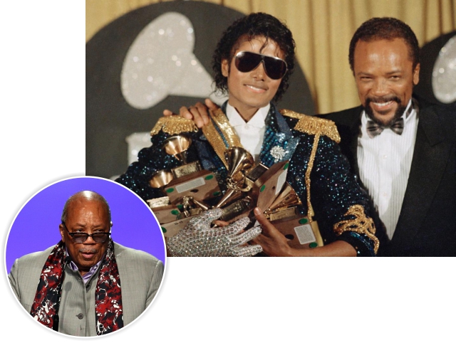 Quincy Jones com Michael Jackson