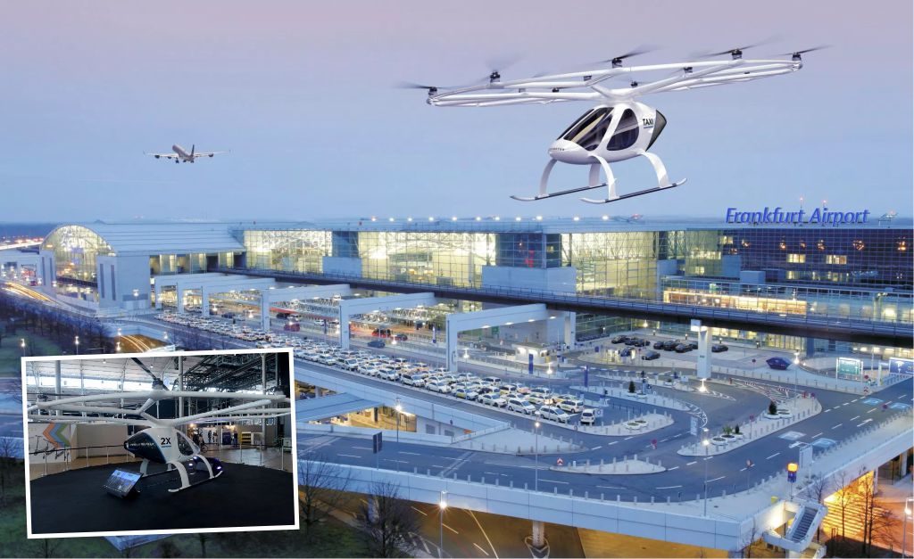 O futuro chegou se tudo der certo aeroporto de Frankfurt  