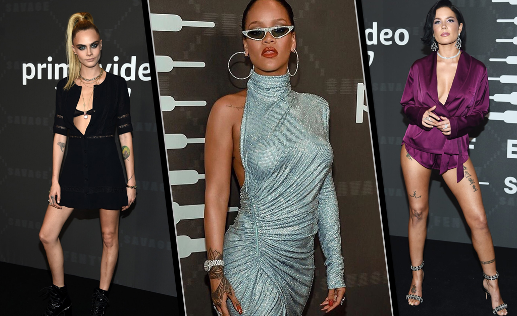 Show de estilo no desfile da Savage X Fenty, marca de lingerie de Rihanna.  Vem espiar os looks! - Glamurama