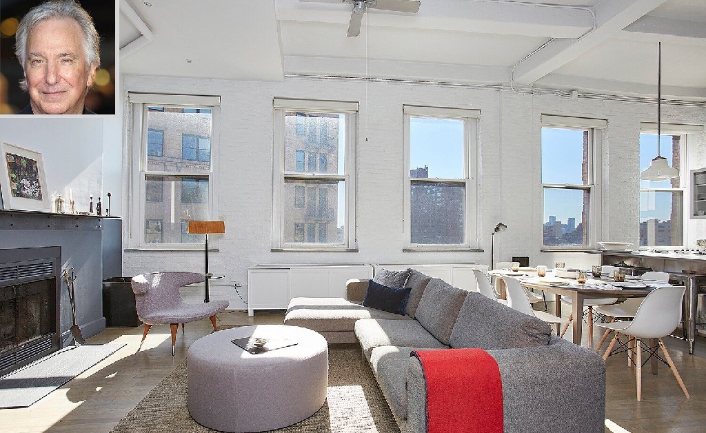 Alan Rickman e o apartamento que foi do ator em NY