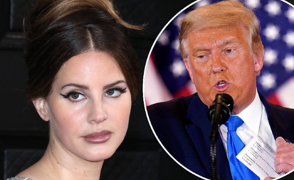 Lana Del Rey e Trump: ela deu a entender que não votou no republicano
