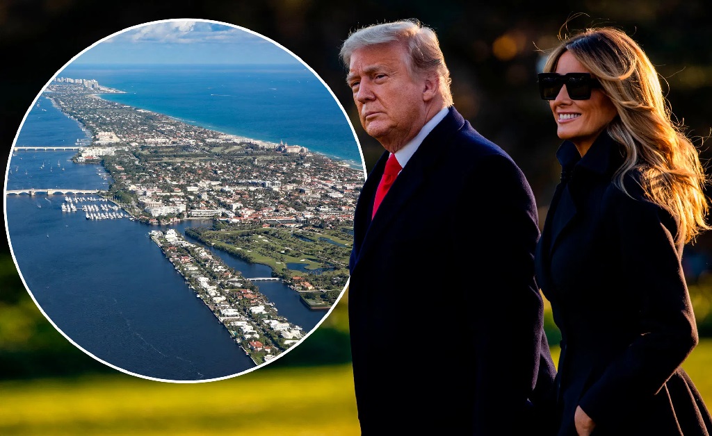 Palm Beach, na Flórida, é o próximo destino dos Trumps
