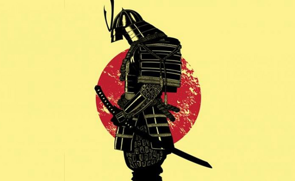 Samurai com caráter chinês significa caminho do guerreiro