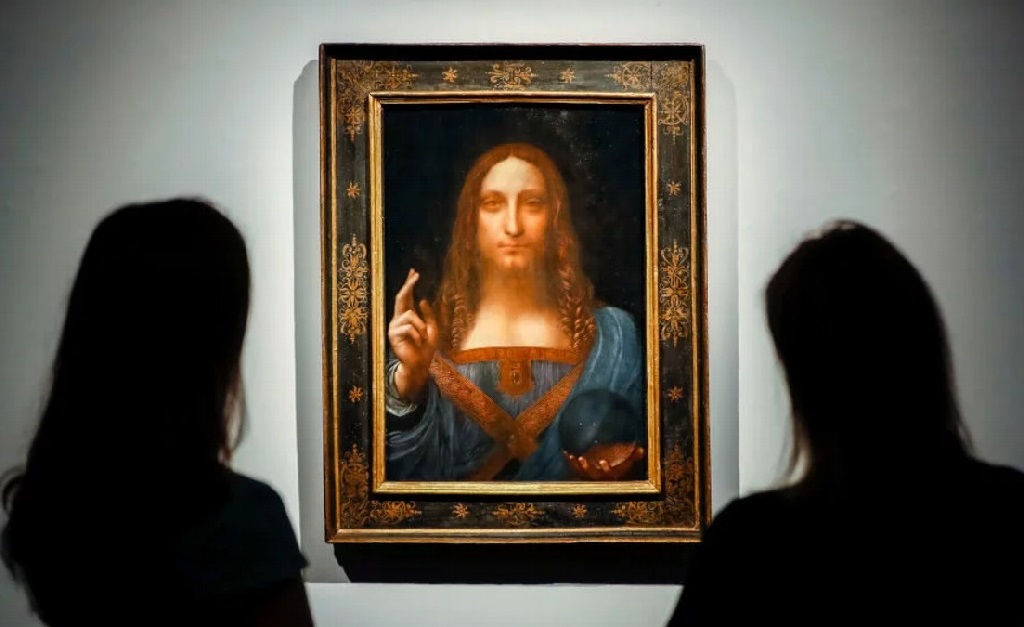 O quadro "Salvator Mundi", atribuído a Leonardo Da Vinci