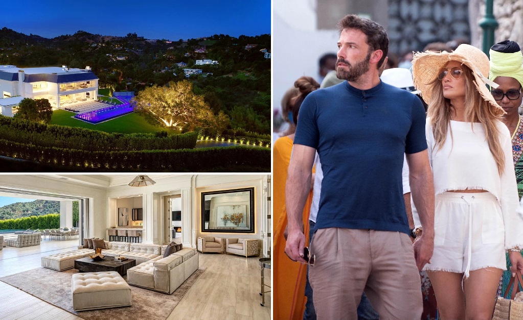 Ben Affleck e J-Lo e algumas imagens da residência à venda