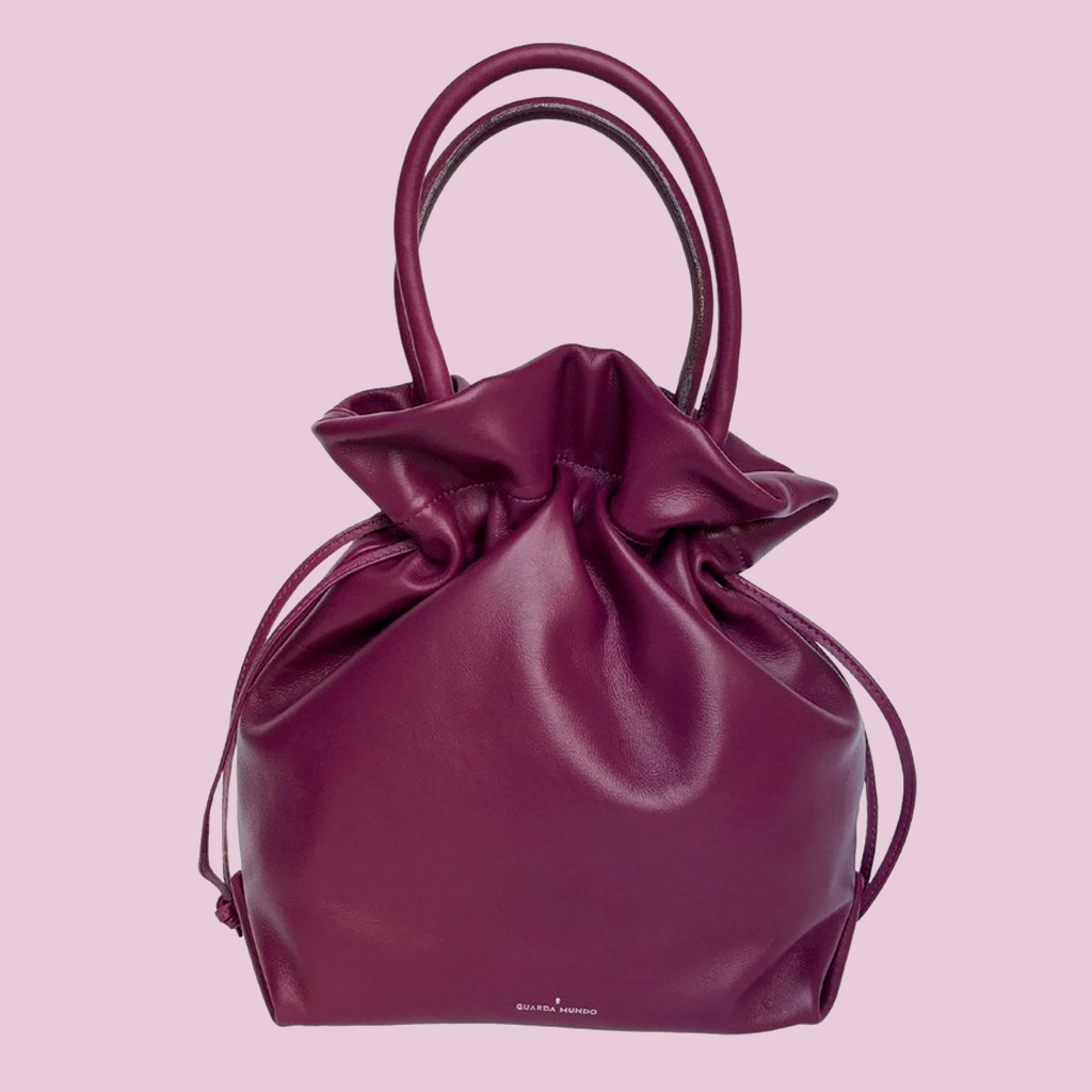 satin bucket bolsa