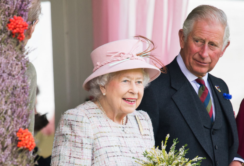Rainha Elizabeth II e Principe Charles
