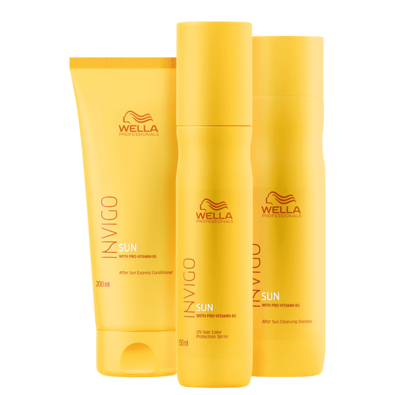 Kit Professionals Invigo Sun Trio (com shampoo, condicionador e leave-in) - Wella
