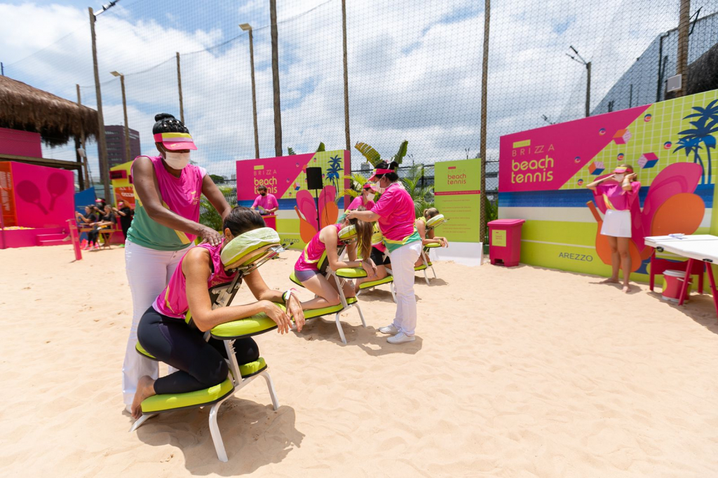 Brizza Arezzo inaugura circuito de beach tennis na Arena