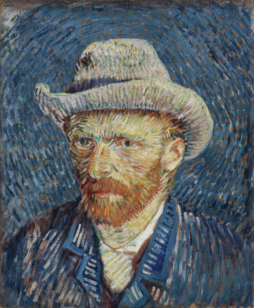 Van Gogh autorretrato do pintor com orelha intacta é descoberto