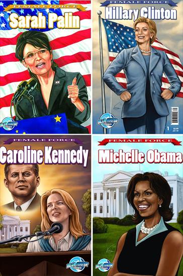 Sarah Palin, Hillary Clinton, Caroline Kennedy e Michelle Obama: superpoderosas