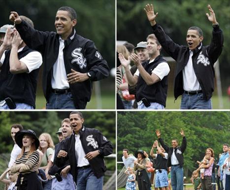 Barack Obama torcendo por Malia e Sasha: um pai como todos os outros
